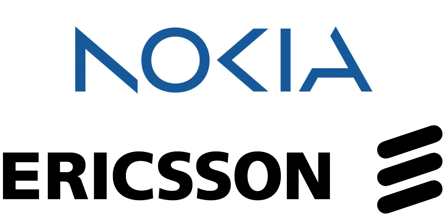 Nokia Ericsson logos